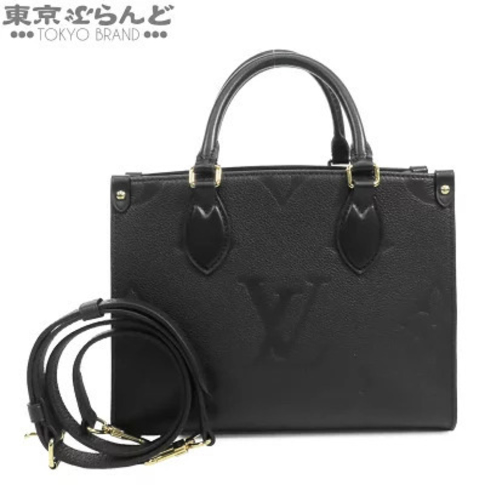Louis Vuitton OnTheGo Monogram Empreinte Handbag Shoulder Bag Noir Black